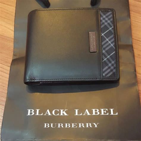 burberry black embossed wallet|burberry black label wallet price.